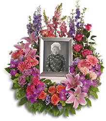 In Memoriam Wreath from Westbury Floral Designs in Westbury, NY